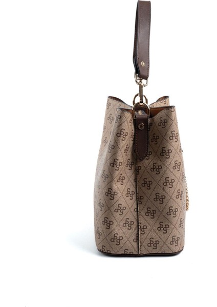 Koyu Bej - Kahve SP967 Kadın Çapraz Çanta modelleri