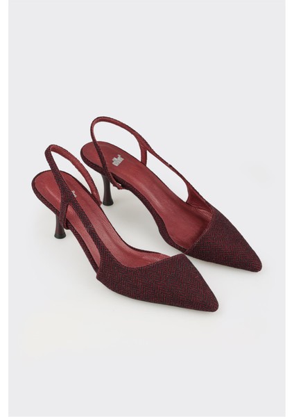 Bordo Kadın Topuklu Ayakkabı fiyatları