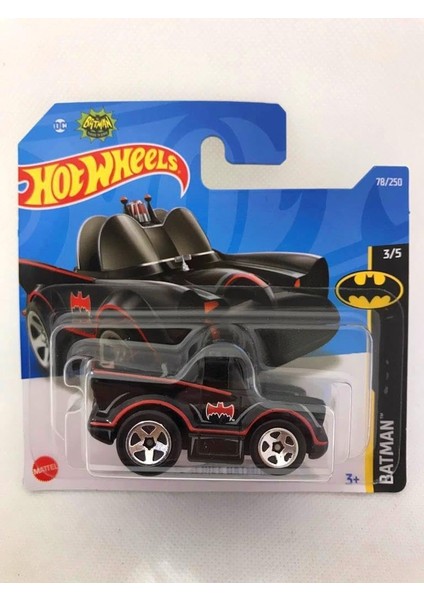 Wheels-Hw Teklı Arabalar Classıc Tv Serıes Batmboıle HCW60