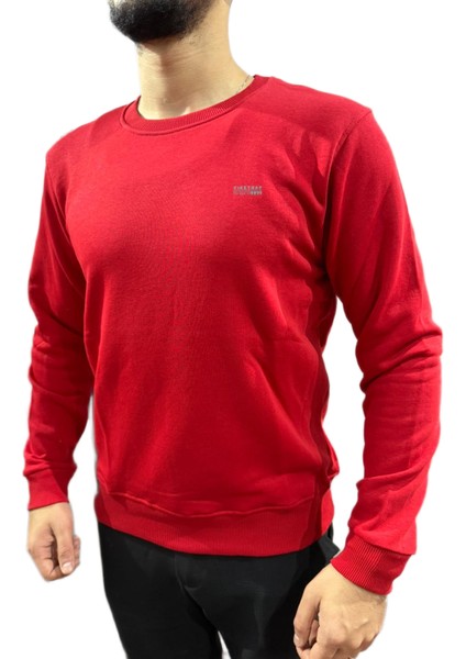 2 Iplik Sweat Kırmızı