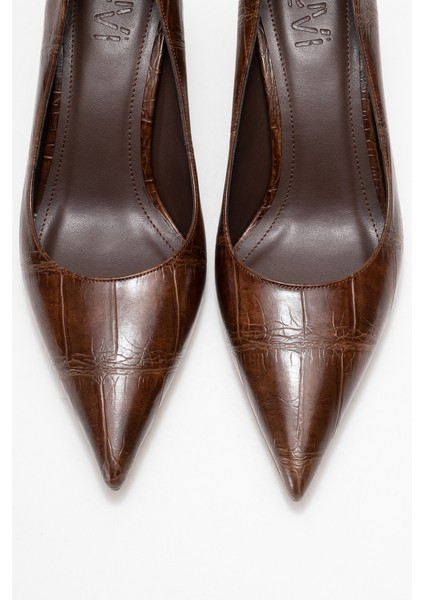 Marcus Açık Kahverengi Baskı Kadın Topuklu Ayakkabı fiyatları