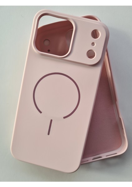 iPhone 17 Promax Magsafe ile Uyumlu Yumuşak Soft Mükemmel Manyetik Esnek Lansman Silikon Kılıf