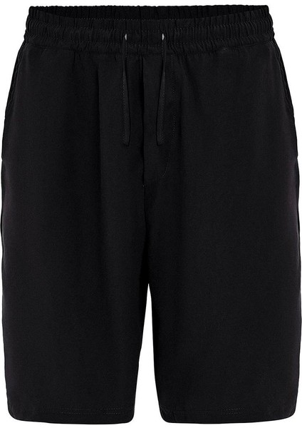 Oversize Modal Kumaş Bermuda Şort Siyah fiyatları