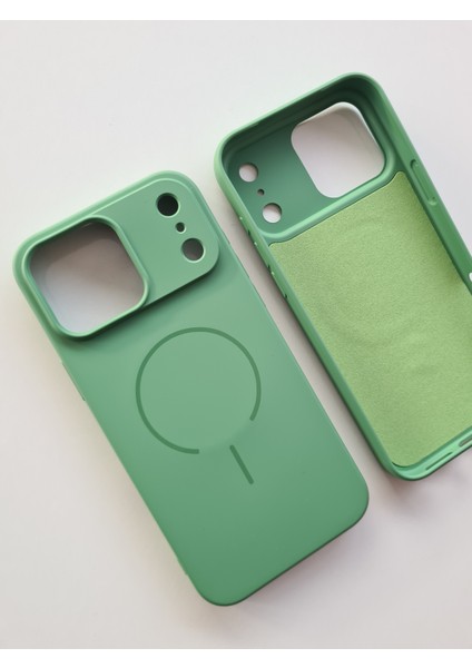 iPhone 17 Promax Magsafe ile Uyumlu Yumuşak Soft Mükemmel Manyetik Esnek Lansman Silikon Kılıf fiyatları