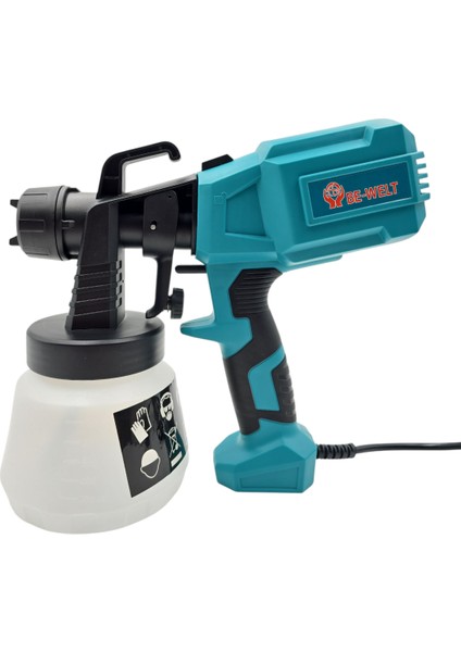 Be-Welt PRT018 550 Watt 800ML Elektrikli Boya Tabancası
