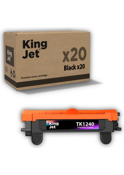 Kyocera Uyumlu TK-1240 20'li Paket | Ecosys MA2000W, MA2001W Muadil Toner