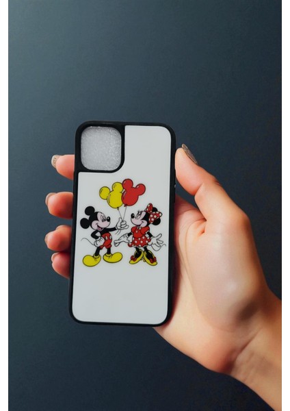 Apple iPhone 11 Pro Uyumlu Mickey Mouse Love Tasarım Baskılı Kılıf modelleri