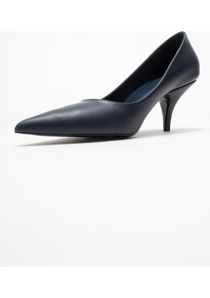 Marcus Lacivert Cilt Kadın Topuklu Ayakkabı fırsatları