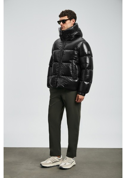 Erkek Jadon Kaz Tüyü Mont 112120249 Siyah fiyatları