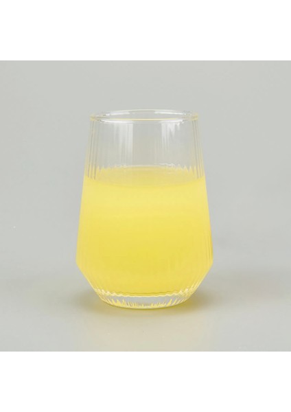 Geniş Cam Bardak - Şeffaf - 390 ml