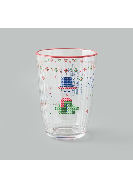 Winter Ornament 4'lü Meşrubat Bardağı Seti - Renkli - 395 ml modelleri