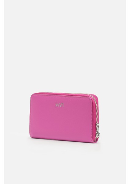 Mafı Masted %100 Hakiki Deri Pembe Fermuarlı Kadın Cüzdan modelleri
