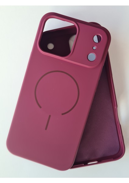 iPhone 17 Promax Magsafe ile Uyumlu Yumuşak Soft Mükemmel Manyetik Esnek Lansman Silikon Kılıf