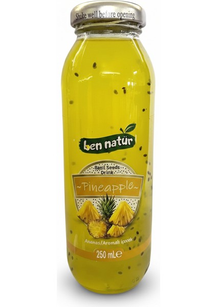 BEN NATÜR ANANAS AROMALI İÇECEK 12x250ml fiyatları