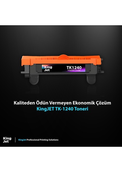Kyocera Uyumlu TK-1240 2'li Paket | Ecosys MA2000W, PA2001W Muadil Toner fırsatları
