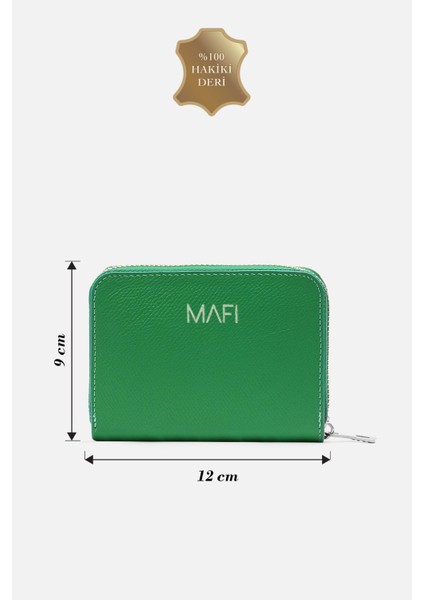 Mavi Lume Hakiki Deri Fermuarlı Yeşil Cüzdan fiyatları