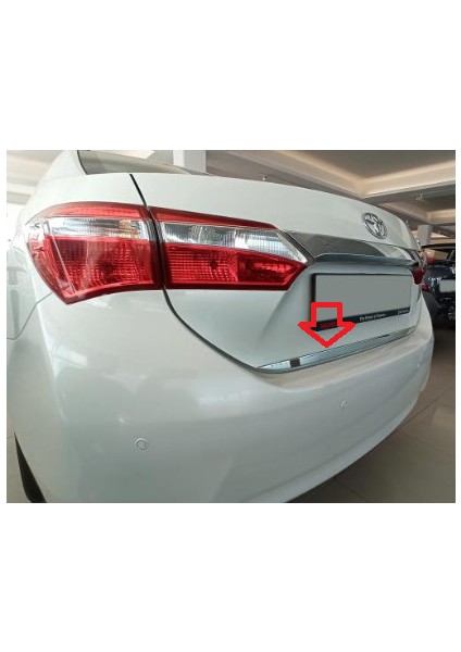 Toyota Corolla Bagaj Krom Alt Cıta