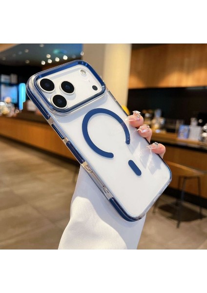 iPhone 17 Pro Max Kılıf Manyetik Şarj Özellikli Arcylic Transparan Kapak fiyatları