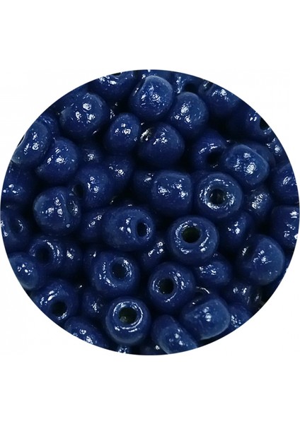 Dökme Cam Kum Boncuk Büyük Boy (6/0) 4 mm - 60 Gram - Koyu Mavi - BNC114 fiyatları