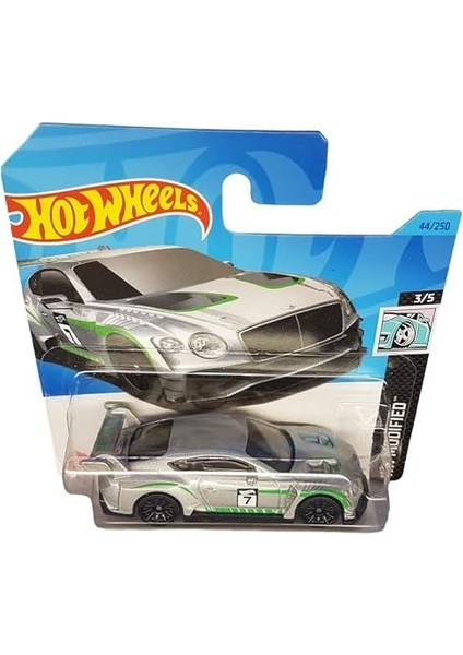 - 2018 Bentley Continental Gt3 - Hw Modified 3/5 - HKL45 - Short Card - Gümüş Gri Metalik - Mattel 2023 fiyatları