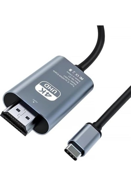 HDMI Çevirici USB C HDMI 4K 60Hz Hdmı, 200CM USB C HDMI Adaptör USB C HDMI Uyumlu Thunderbolt Type-C To HDMI 2 Metre Kablo Uzunluğu ZR854 fiyatları