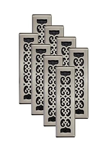 Grates SPH212-NKL-8 Kaydırma Zemin Kaydı, 5X30 Cm, Fırçalanmış Nikel, 8&apos;li Paket modelleri
