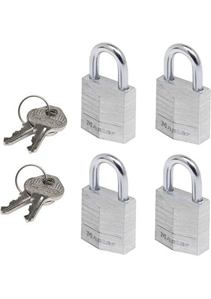Lock Küçük Asma Kilitler [4&apos;lü Set] [aynı Kilit? End] 9120EURQNOP — Sırt Çantaları, Bavul, Bilgisayar Çantaları ve Daha Fazlası Için Ideal modelleri