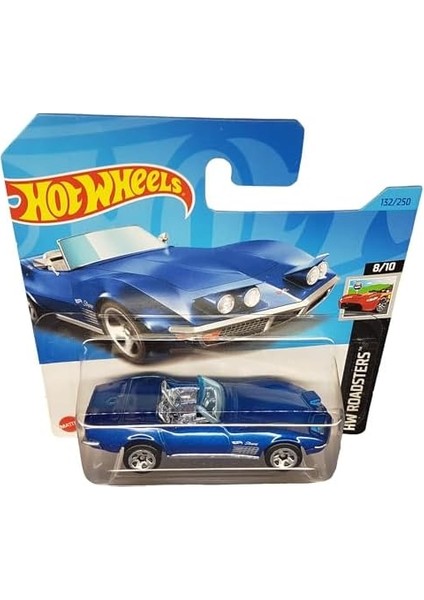 - ´72 Stingray Convertible - Hw Roadsters 8/10 - HKG60 - Short Card - Cabriolet - Koyu Mavi Metalik - Mattel 2023 fiyatları
