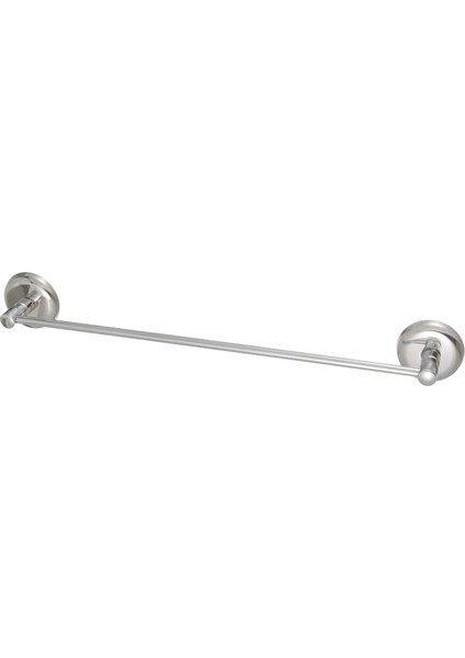 Krom Uzun Havlu Askısı Banyo Havluluk 40 cm Ister Yapıştır Ister Montajla