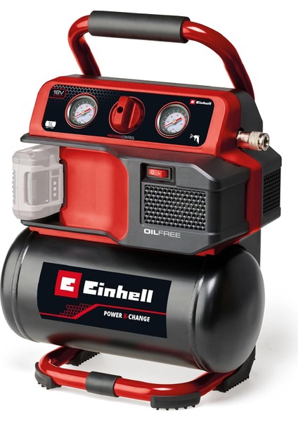 Akülü Kompresör Te-Ac 18/75 Li Of-Solo Power X-Change (18 V, Maks. 8 Bar, 5 L Tank, 75 L/dakika Emiş Kapasitesi, 2x Basıç Göstergesi)