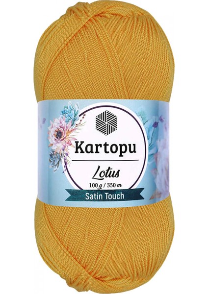 1 Adet Lotus Bikini Büstiyer Bluz Örgü Ipi K318 Koyu Sarı