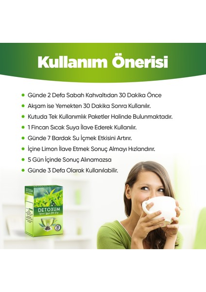 Zayıflama Ürünleri Detox Form Çayı ( 2'li Set ) modelleri