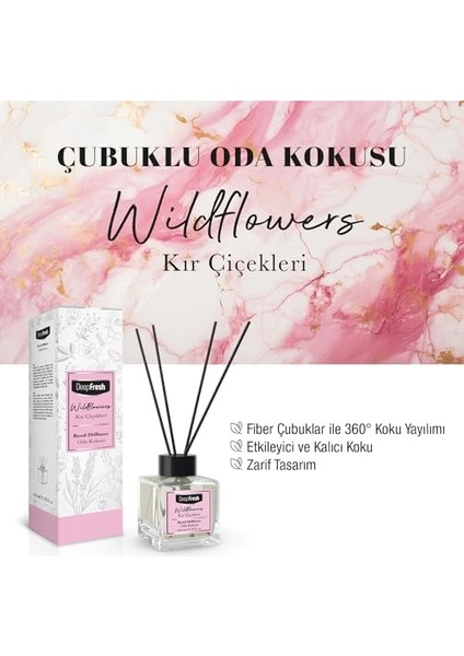 Fresh Çubuklu Oda Kokusu 100 ml (Kır Çiçekleri) fiyatları