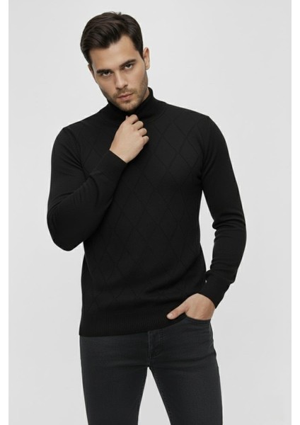 Tr 838 Siyah Balıkçı Triko indirimleri