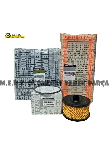 Renault Captur 1.2 Benzinli Filtre Bakım Seti (2013-2018) Tce (486725161)