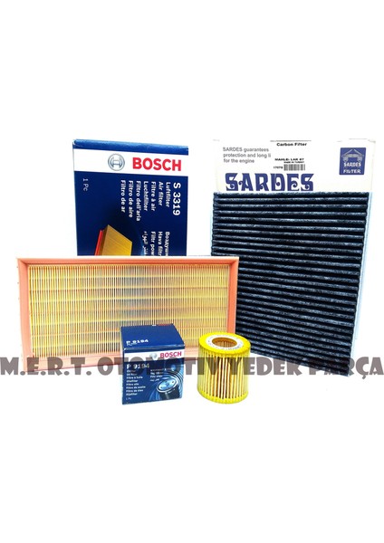 Skoda Fabia 1.2 12V Filtre Bakım Seti 2004-2008 (Azq Bme)