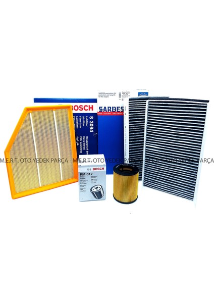 Bmw 5.30I E60 Benzinli Filtre Bakım Seti (2003-2005) (487571148)