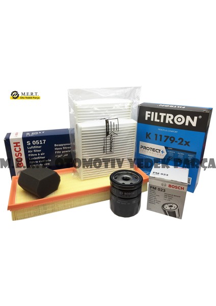 Citroen C4 Cactus 1.2 Puretech Filtre Bakım Seti 110HP