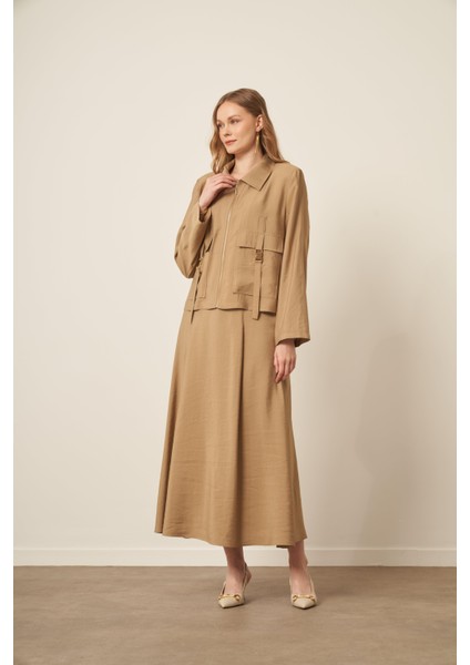 Kadın Kupra Takım K.bej 31153