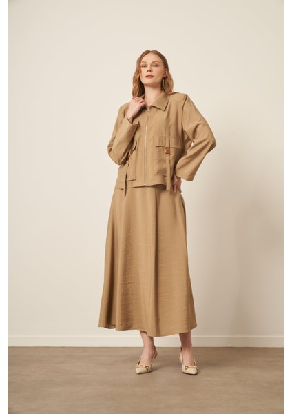 Kadın Kupra Takım K.bej 31153 modelleri