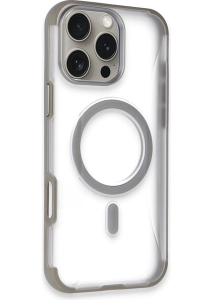 More-Tr Joko Iphone 14 Pro Max Hilton Magsafe Kapak - Titan Gri