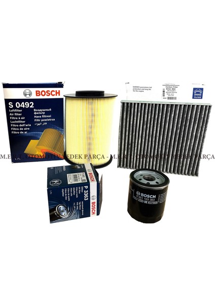 Ford C-Max 1.0 Benzinli Filtre Bakım Seti