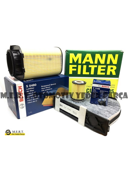 Mercedes Glk 250 X204 Benzinli Filtre Bakım Seti (2013-2015)