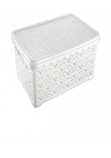 Büyük Motifli Kapaklı Kutu -TİM136 fiyatları