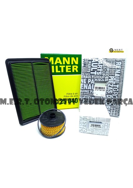 Nissan Qashqai 1.3 Benzinli Filtre Bakım Seti (Hava Yağ Polen)