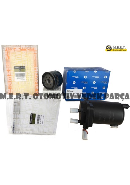 Nissan Micra 1.5 Dci Dizel Filtre Bakım Seti (2004-2010)