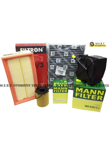 Peugeot 407 1.6 Hdi Filtre Bakım Seti (Hava-Yağ-Polen-Mazot)