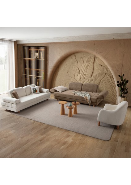 Aries Yataklı Sandıklı Koltuk Takımı 3+3+1 Kahverengi fiyatları