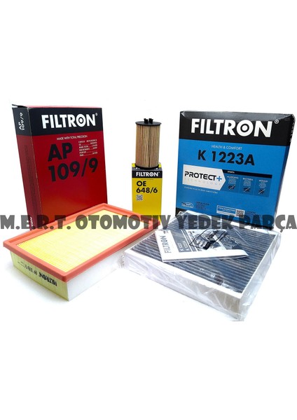 T300 Chevrolet Aveo 1.2 Filtron Filtre Bakım Seti (2011-2013)