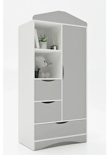 Gardırop / Elbise Dolabı / Çocuk Genç / Raflı ve Çekmeceli fırsatları